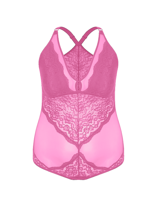 Body em Tule e Renda Mesh TM