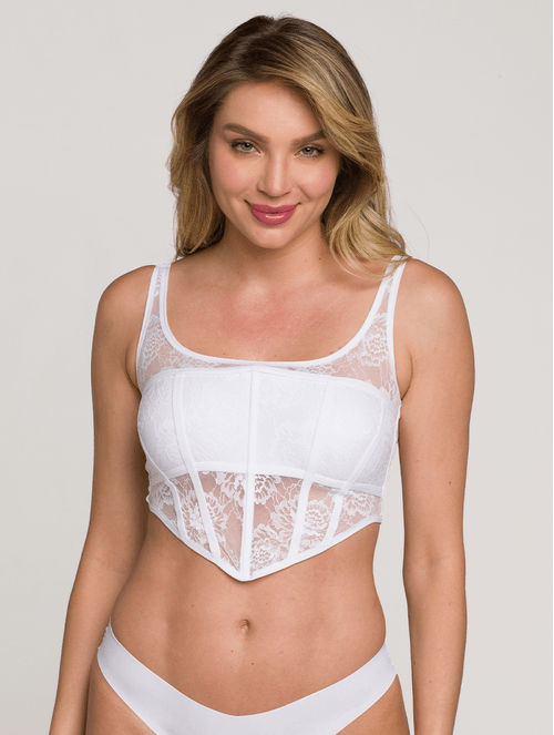 Cropped em Laise Rendado Desire