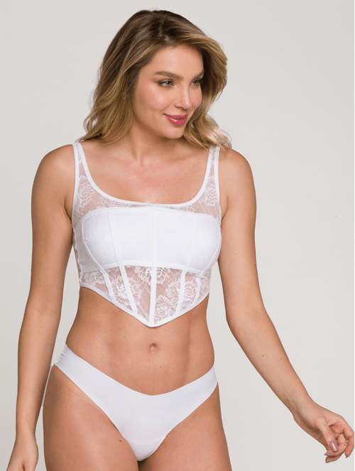 Cropped em Laise Rendado Desire