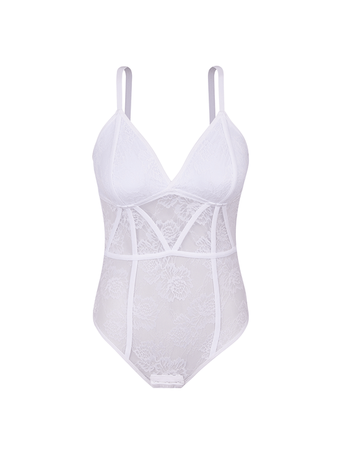 Body Cut Out em Laise Rendado Desire