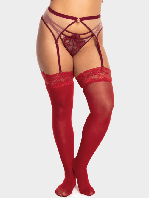 Cinta Liga com tule Love Appeal