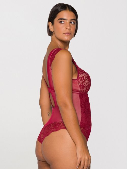 Body em Tule com Renda Plus