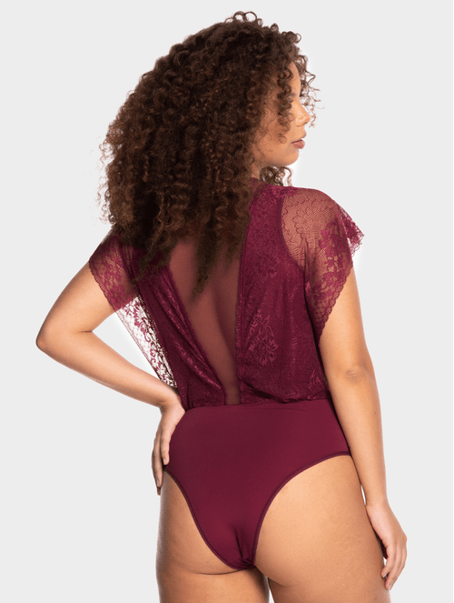 Body sem Bojo e sem Aro em Microfibra e Renda Everyday