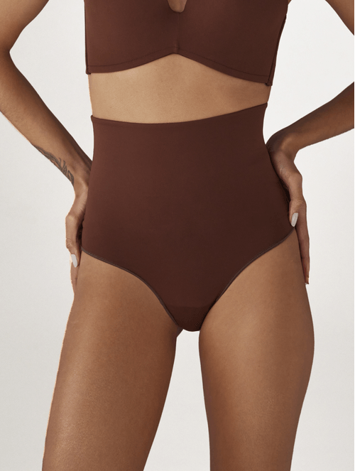 Calcinha Alta Modeladora em Microfibra Anatomic