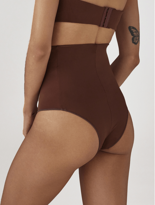 Calcinha Alta Modeladora em Microfibra Anatomic