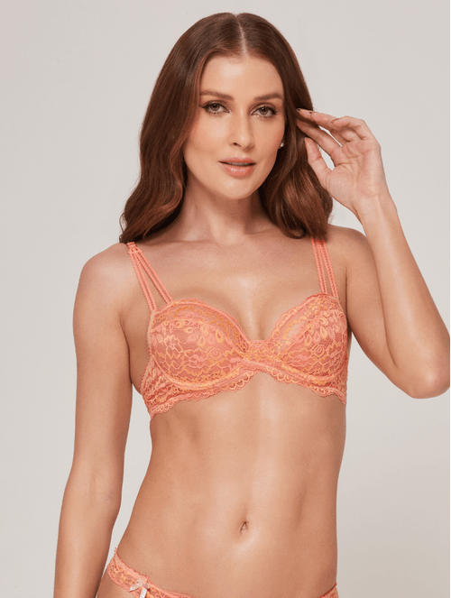 Sutiã Meia Taça em Renda Sunset