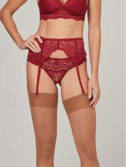 Cinta Liga em Renda Kiss Me