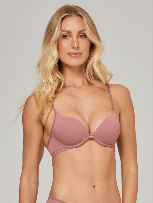 Sutiã Push Up com Bojo e Aro em Microfibra