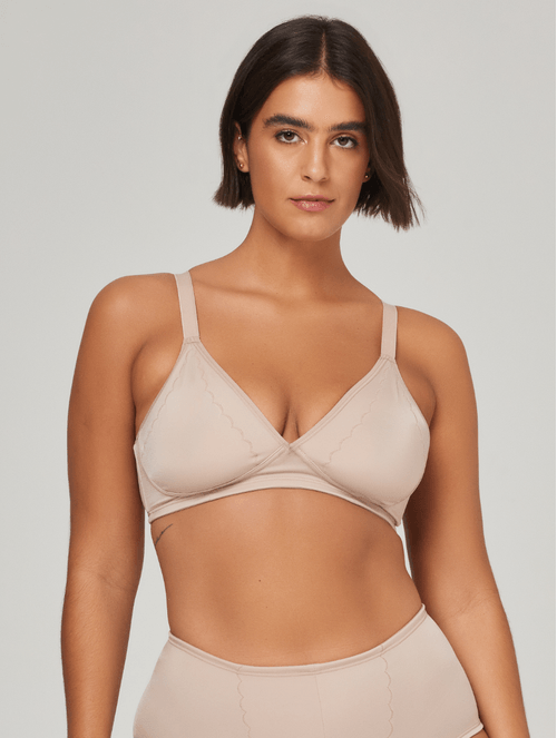 Sutiã sem bojo em Microfibra Classic