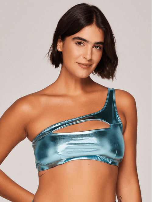 Cropped em Microfibra Glam