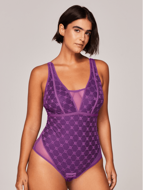 Body sem Bojo em Laise Geometric