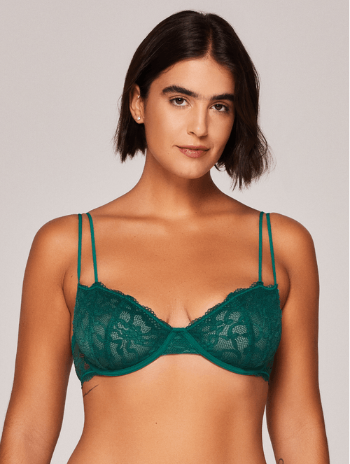 Sutiã Meia Taça em Renda Maya