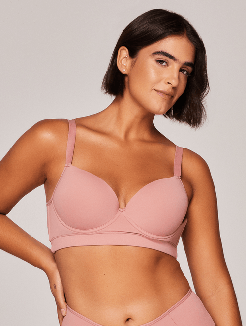 Sutiã Básico Meia Taça em Microfibra Plus