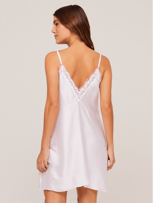 Camisola Curta em Cetim Loungewear