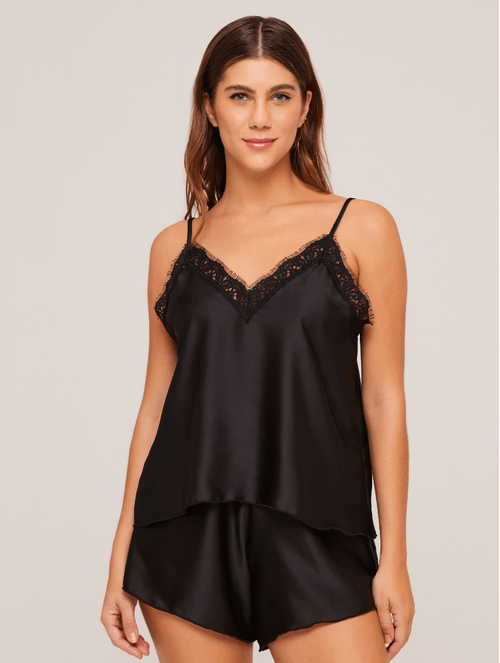 Short Doll em Cetim Loungewear