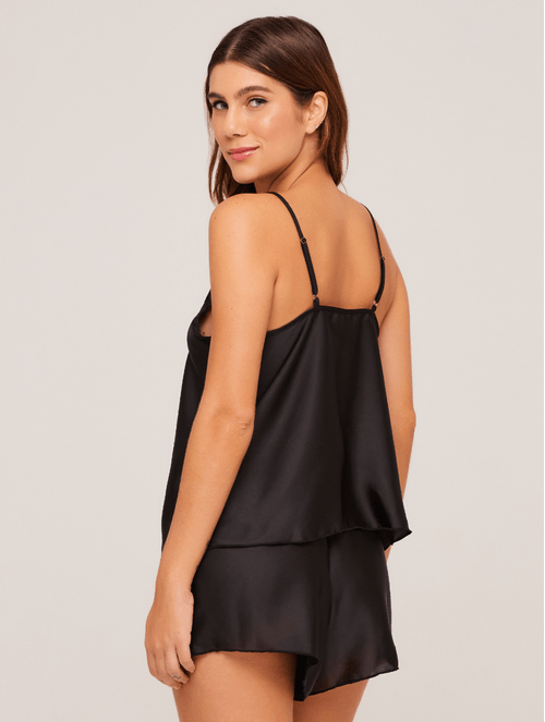 Short Doll em Cetim Loungewear