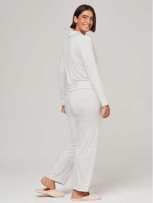 Pijama Longo em Malha Viscow