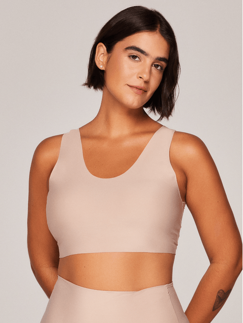 Top Invisível com Bojo sem Aro em Lycra Free