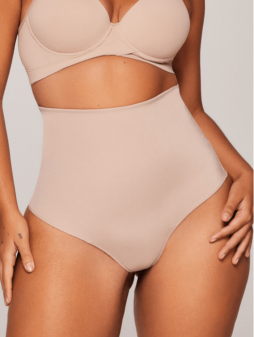 Calcinha Alta Fio Dental Modeladora Média Compressão Anatomic