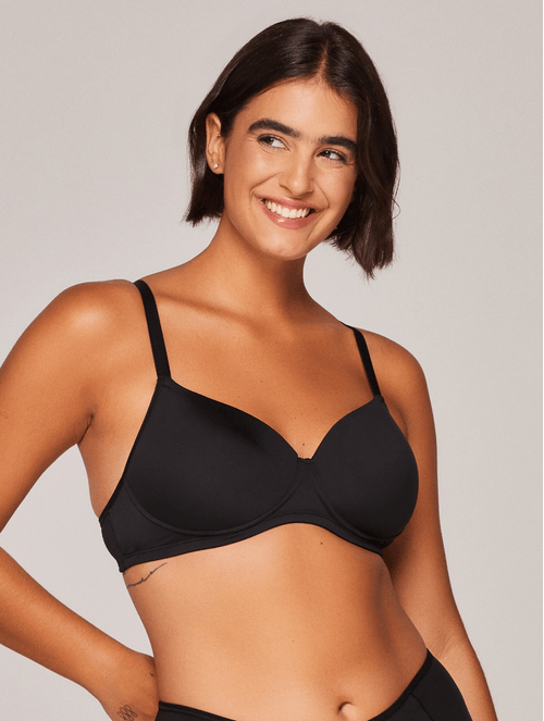 Sutiã Meia Taça sem Aro em Microfibra Básica - Taça C