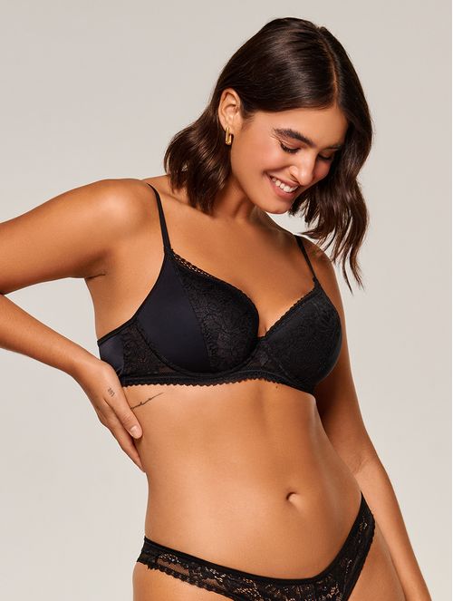 Sutiã Meia Taça em Microfibra Soul