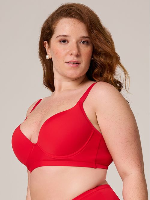 Sutiã Meia Taça Básico em Microfibra - Tamanhos Maiores