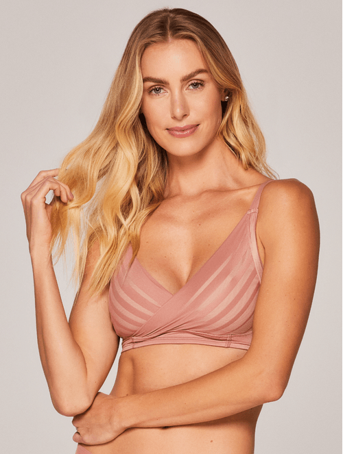 Sutiã sem Bojo em Tule Stripes