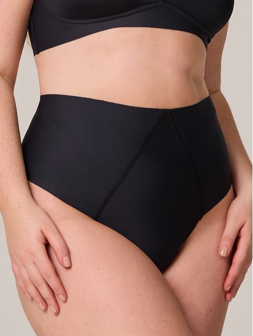 Calcinha Alta Fio Dental em Microfibra Control