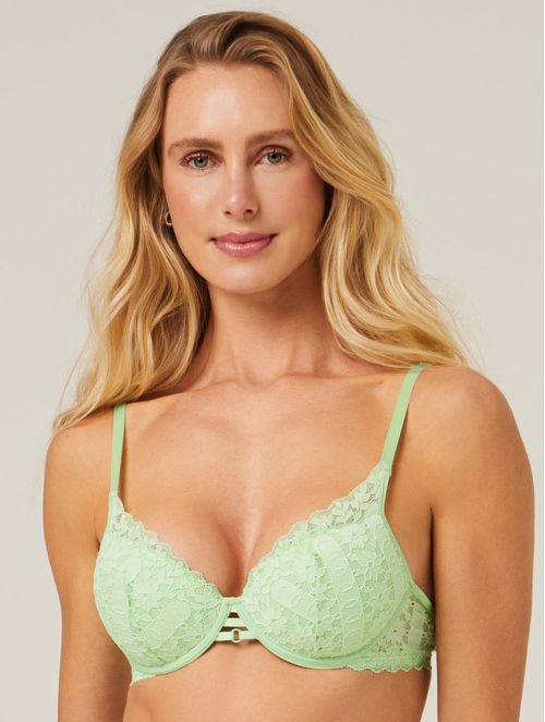 Sutiã Push Up em Renda Marine