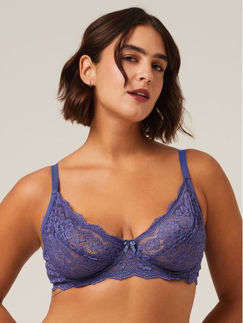 Sutiã Meia Taça com Aro em Renda Kiss Me