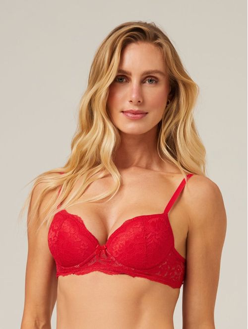 Sutiã em Renda Meia Taça Kiss Me