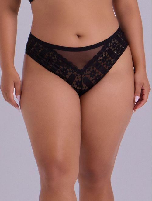 Calcinha Biquíni em Renda Marine - Tamanhos Maiores