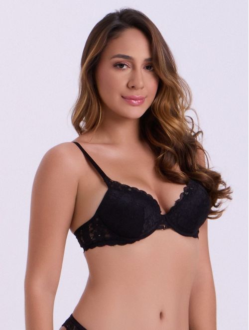 Sutiã Push Up em Renda Marine