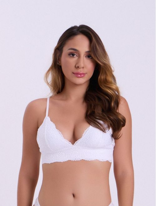 Sutiã Triângulo em Renda Delicatti