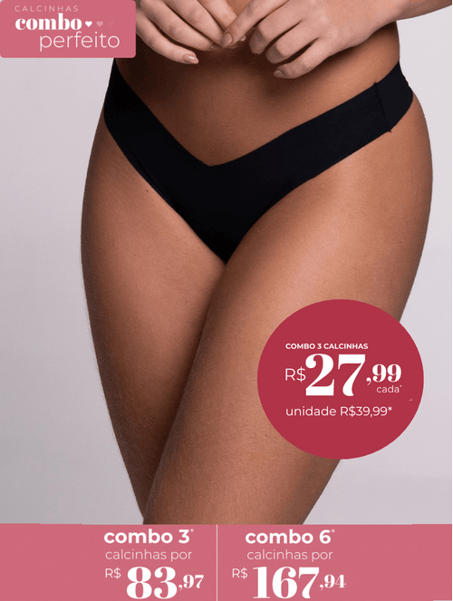 Calcinha Fio Dental Corte Eletrônico