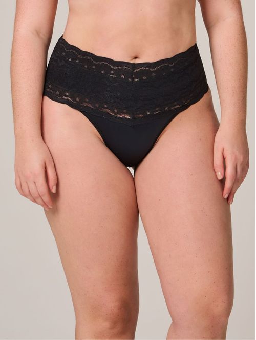 Calcinha Clássica em Renda com Microfibra - Tamanhos Maiores