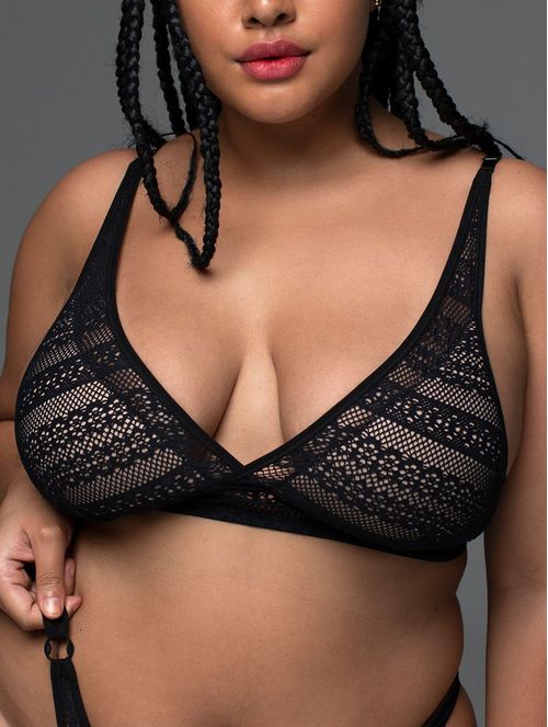 Sutiã Triângulo com Bojo em Laise My Texture