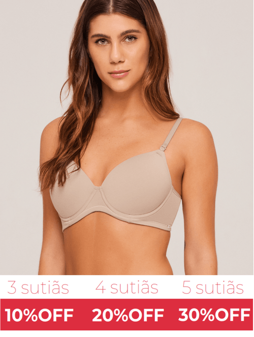 Sutiã Meia Taça Biodegradável - Taça C