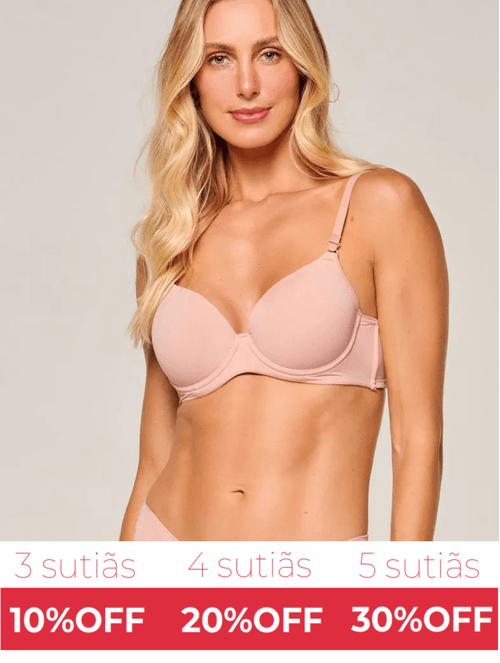 Sutiã Ideal Alta Sustentação Biodegradável - Taças B, C, D e DD