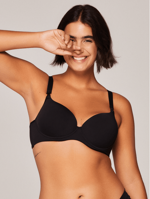 Sutiã Ideal Meia Taça Lift Biodegradável - Taças B, C, D e DD