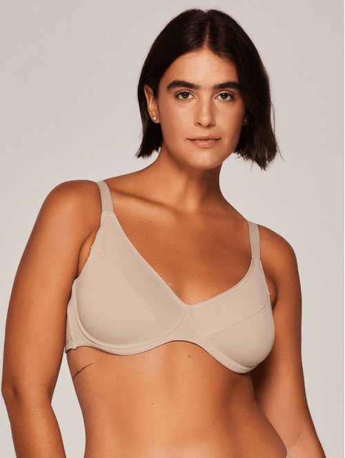 Sutiã S/ Bojo em Microfibra Taças Basic