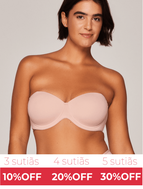 Sutiã Básico com Bojo Tomara Que Caia