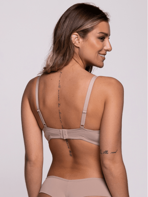 Sutiã Meia Taça com Bojo e Aro Sustentare Taça C - Comfort