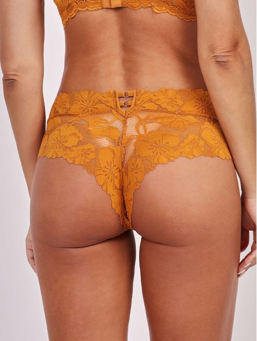 Calcinha Caleçon em Renda Bohéme