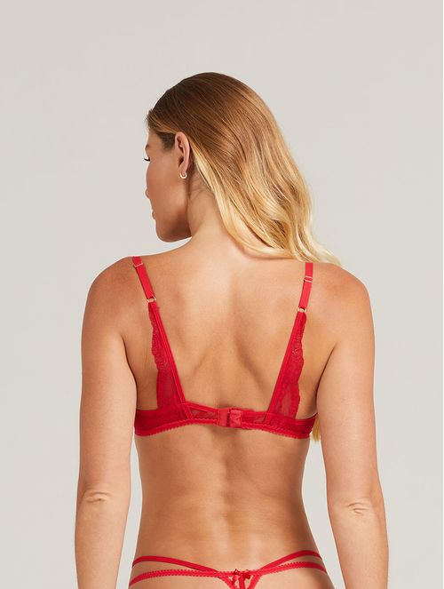 Sutiã Vazado em Tule Floral Love Appeal