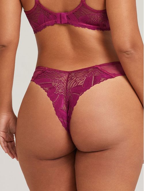 Calcinha Biquíni em Renda Dark Romance