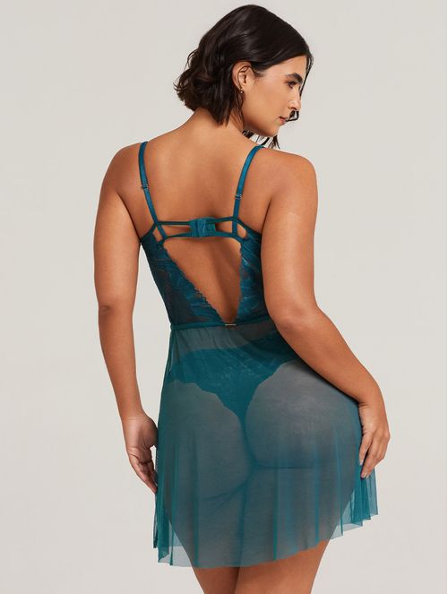 Camisola em Renda e Tule Dark Romance