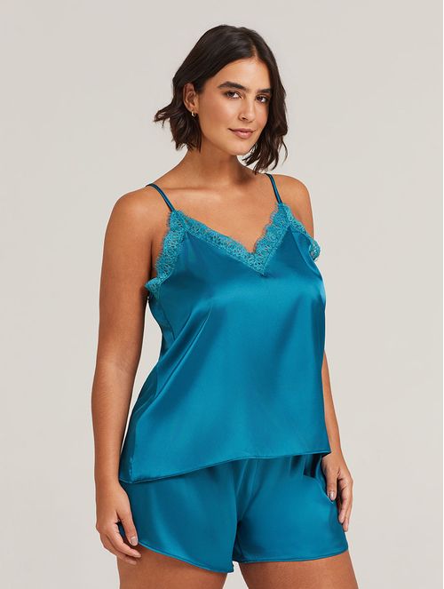 Short Doll em Cetim Loungewear