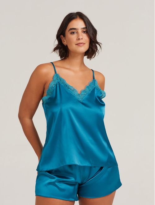 Short Doll em Cetim Loungewear