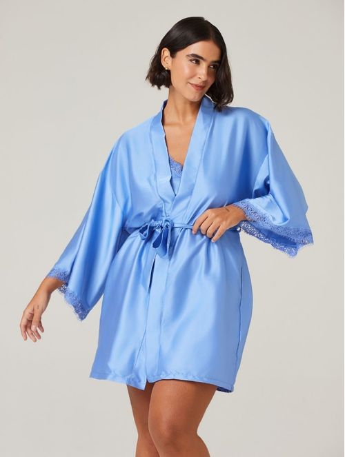 Robe em Cetim Loungewear